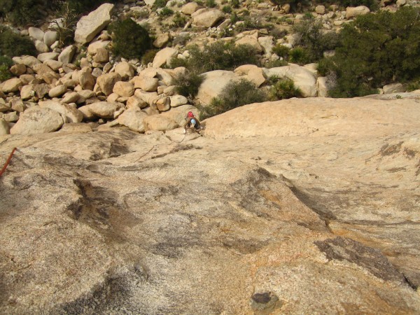 Second pitch of The Swift - fun moderate climbing!