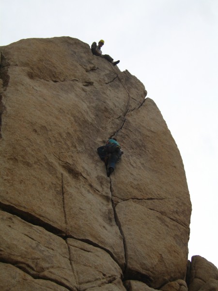 The crux - our Alaskan compatriots made it look easy!