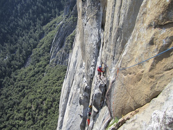 Tom hauling after Cast Away Matey Pinnacle