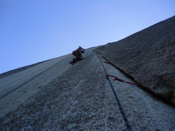 Paul Souza hanging out after his first whipper ever &#40;~20 ft&#41;.