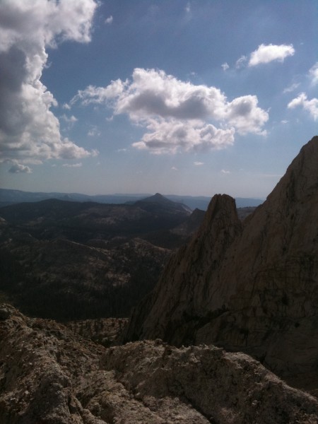 View of High Sierra from one of the Echo Summits