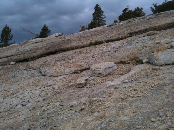 Tuolumne texture, you never know which knob is attached and which is s...