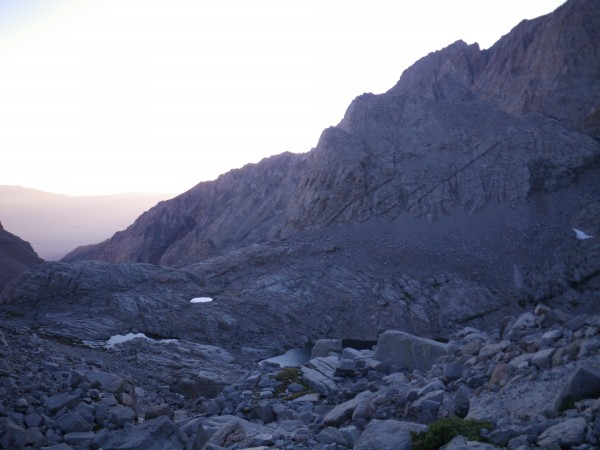 Dawn start from the Williamson Bowl