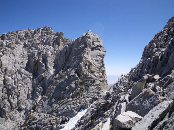 East Horn &#40;14125'&#41; of Mt. Williamson, from near the end of the...