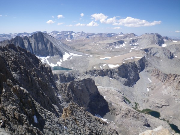 My camp was near the center of the pic, at the right edge of the lake ...