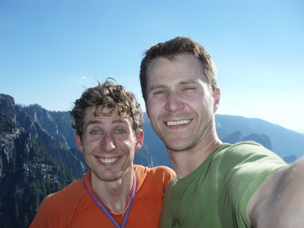 Luke and Jonathan on the summit of Sentinel Rock!
